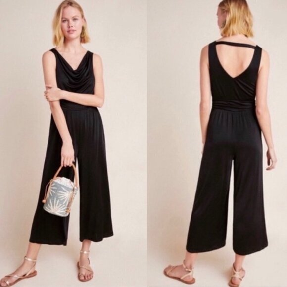 Anthropologie Maeve Enchantment Draped Jumpsuit MP - Picture 1 of 12